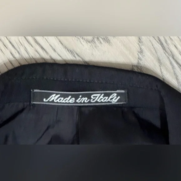 NEW VALENTINO Italy Black 2 Button 100% wool dinner tuxedo jacket Size 42 $4850 - Picture 7 of 12